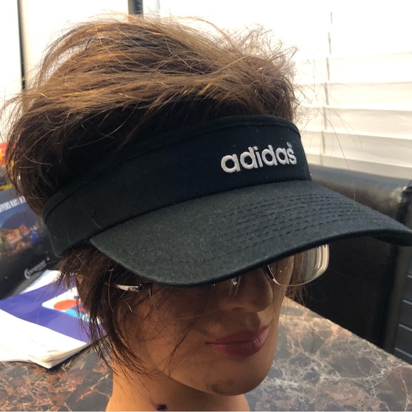 Adidas Women's Fit Aeroready Visor Black One Size Fits All - Picture 6 of 11